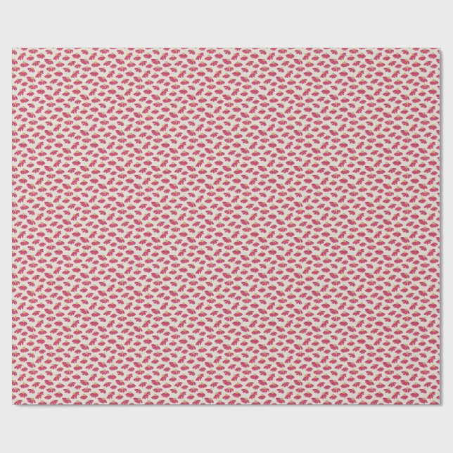 Cosmic Bloom Floating Wrapping Paper (Flat)