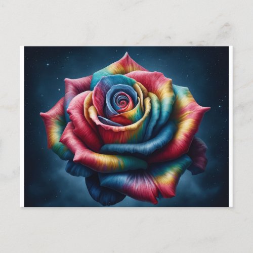 Cosmic Bloom Greeting Card