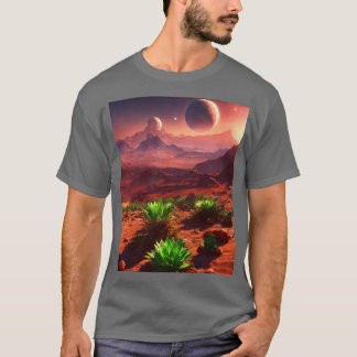 "Cosmic Bloom: Planet of Plants Tee" T-Shirt