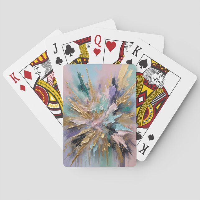 Cosmic Bloom Poker Cards (Back)