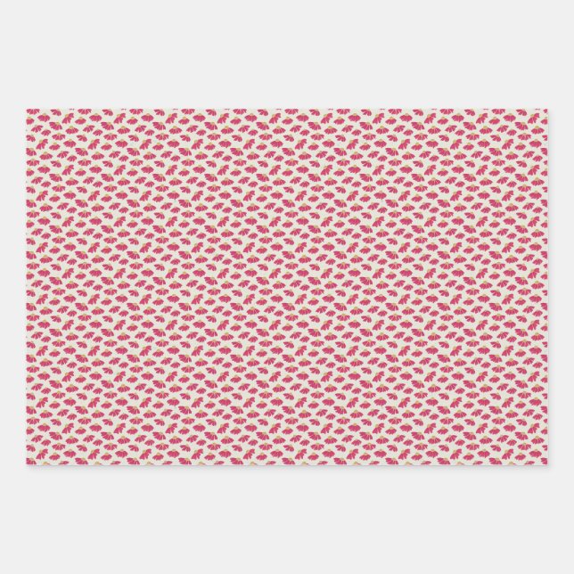 Cosmic Bloom Set 2 Wrapping Paper Sheets (Front)