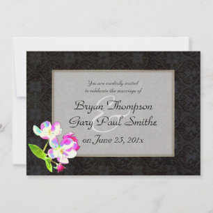 Cosmic Blossoms WEDDING Invitation