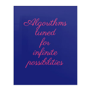 Cosmic Blue Pink Quantum Decor