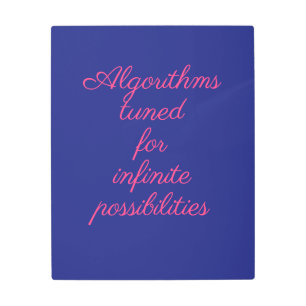Cosmic Blue Pink Quantum Decor