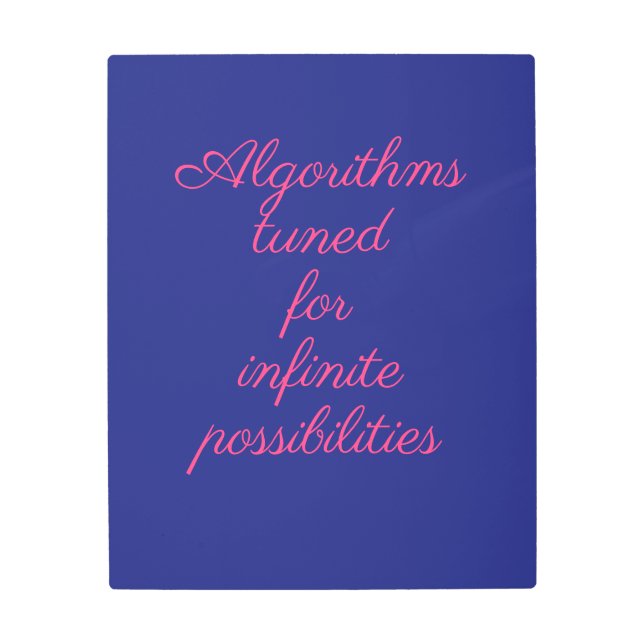 Cosmic Blue Pink Quantum Decor (Front)