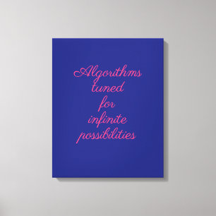 Cosmic Blue Pink Quantum Decor