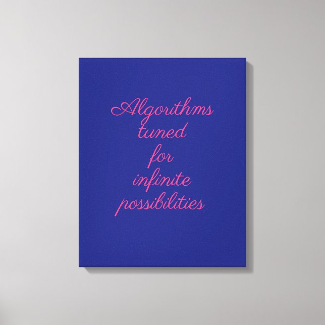 Cosmic Blue Pink Quantum Decor (Front)