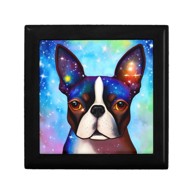 Cosmic Boston Terrier  Gift Box (Front)