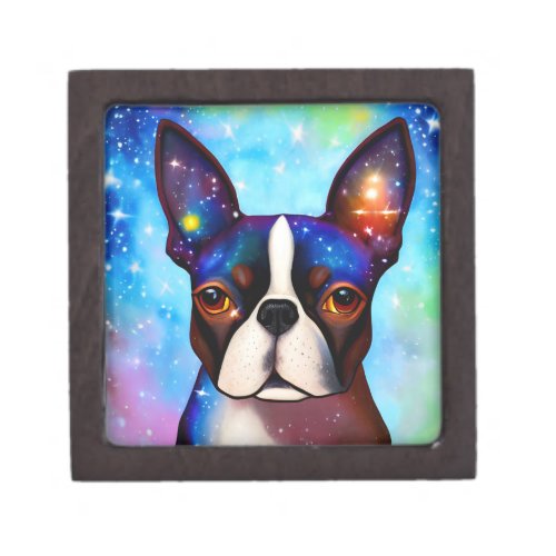 Cosmic Boston Terrier Gift Box