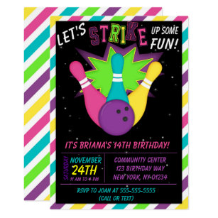 Evite Bowling Party Invitations 6