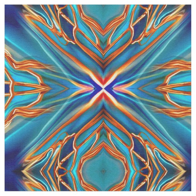 Cosmic Branches Super Nova Fabric (Close Up)