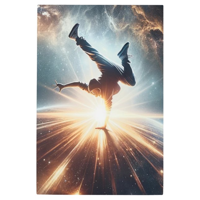 Cosmic Breakdancer Art – Galaxy Hip Hop Dance (Front)