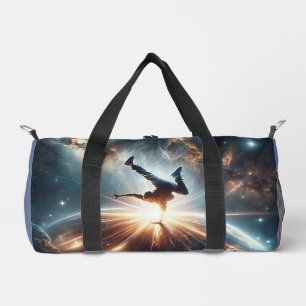 Cosmic Breakdancer Art – Galaxy Hip Hop Dance Duffle Bag