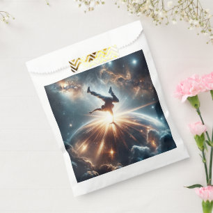 Cosmic Breakdancer Art – Galaxy Hip Hop Dance Favor Bag
