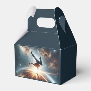 Cosmic Breakdancer Art – Galaxy Hip Hop Dance Favor Boxes