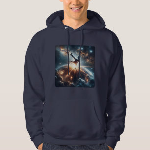 Cosmic Breakdancer Art – Galaxy Hip Hop Dance Hoodie