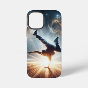 Cosmic Breakdancer Art – Galaxy Hip Hop Dance iPhone 12 Mini Case