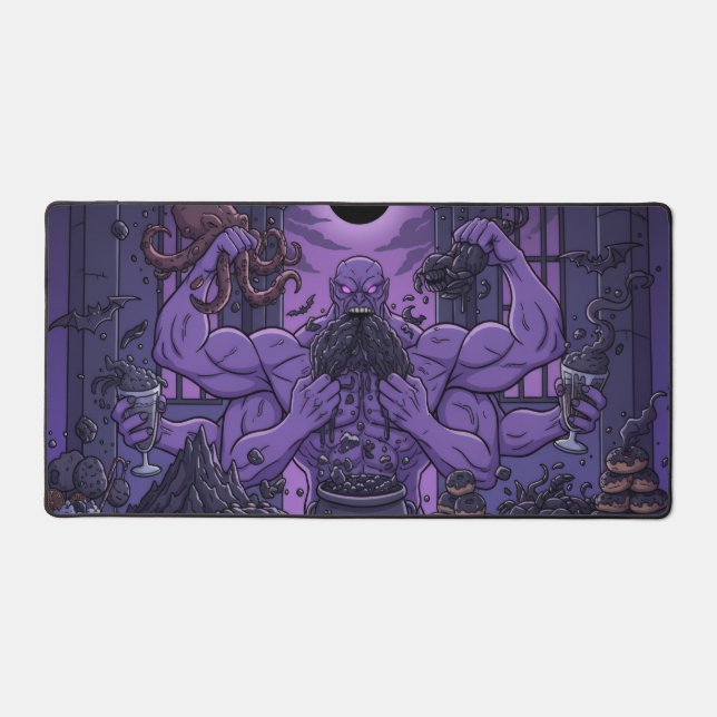 Cosmic Brewmaster 🪐🍺 Desk Mat (Front)