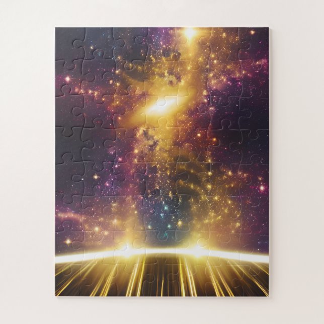 Cosmic brightest astronomy star amazing landscape jigsaw puzzle (Vertical)