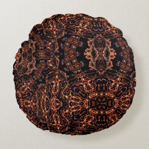 Cosmic Brushed Polyester Round throw cushion 41 cm