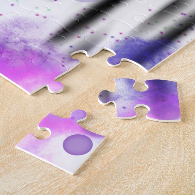 Cosmic Bubble Flow Jigsaw Puzzle (Side)