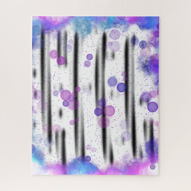 Cosmic Bubble Flow Jigsaw Puzzle (Vertical)