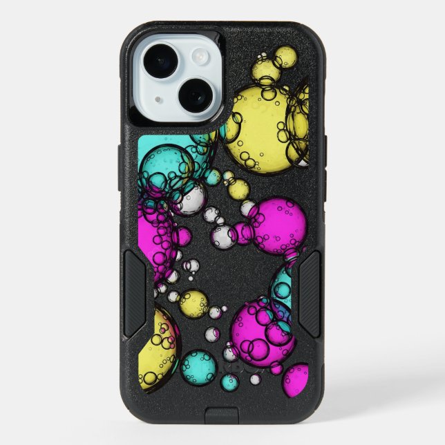 Cosmic Bubbles Otterbox case - iphone 15 case (Back)