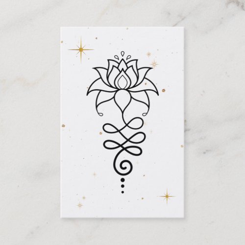 *~* Cosmic Buddhist Nirvana Sacred Geometry Lotus Business Card