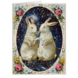 Cosmic Bunny Jumbo Birthday Card