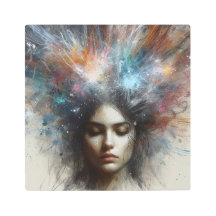 Cosmic Burst: Abstract Explosion of Color and Ligh