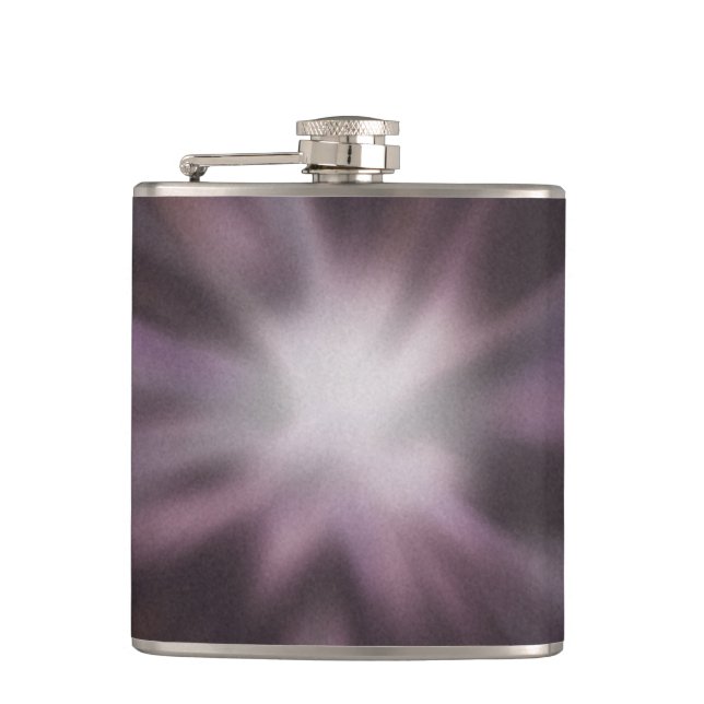 Cosmic Burst Artwork Hip Flask (Front)