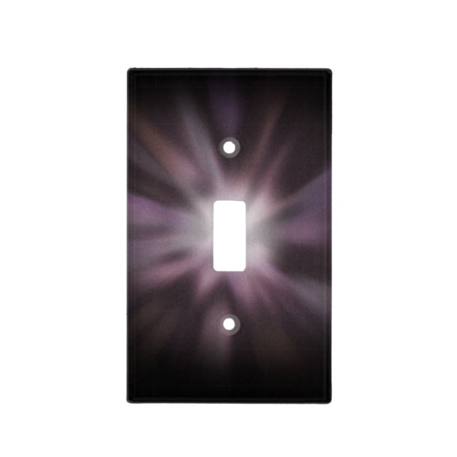 Cosmic Burst Artwork Light Switch Cover (Front)