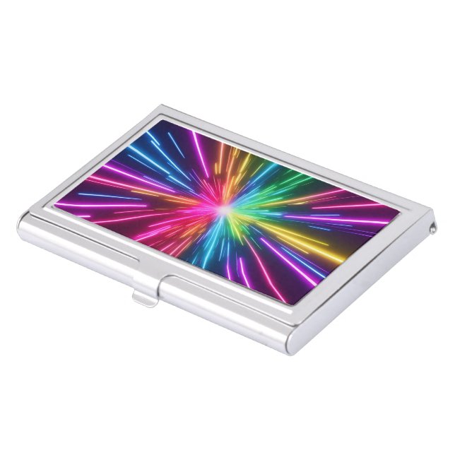 Cosmic Burst Business Card Case (Front)