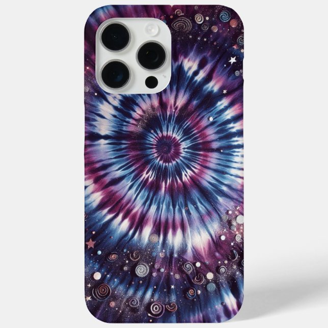 Cosmic Burst, Tie-dye pattern Case-Mate iPhone Case (Back)