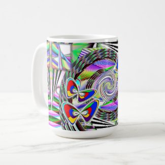 Cosmic Butterfly 180 Mug