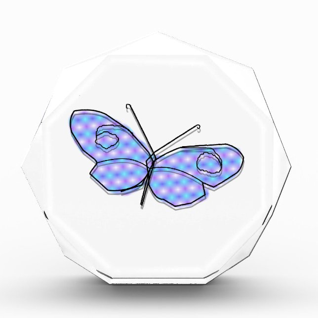 Cosmic Butterfly Acrylic Award (Front)