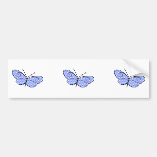 Cosmic Butterfly Bumper Sticker (Front)