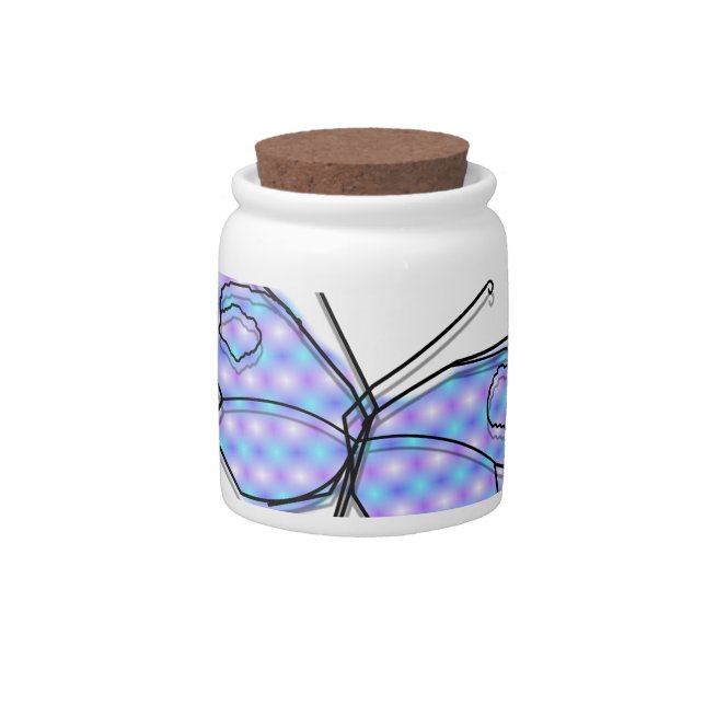 Cosmic Butterfly Candy Jar (Front)