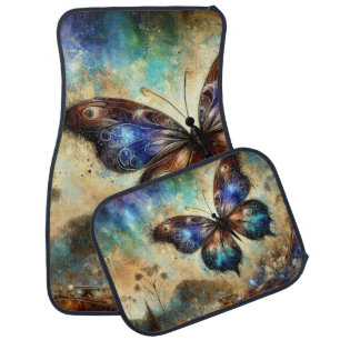 Cosmic Butterfly Fantasy Artwork Car Floor Mat