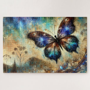 Cosmic Butterfly Fantasy Artwork Jigsaw Puzzle