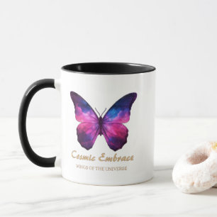 Cosmic Butterfly Galaxy Wings Mug
