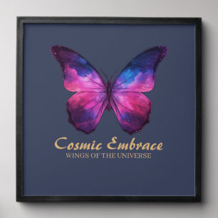 Cosmic Butterfly Galaxy Wings Peel And Stick Photo Tile