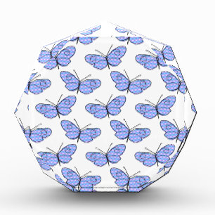 Cosmic Butterfly Pattern Acrylic Award