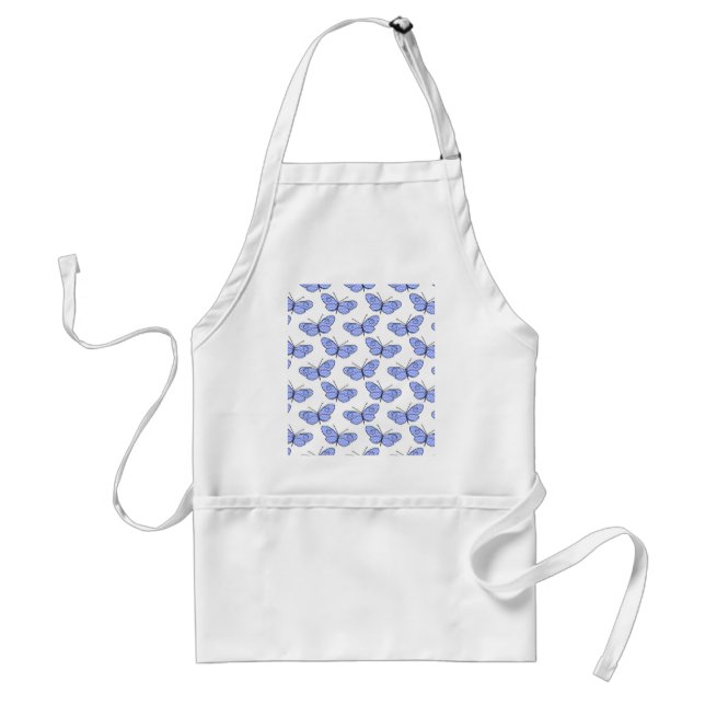 Cosmic Butterfly Pattern Adult Apron (Front)