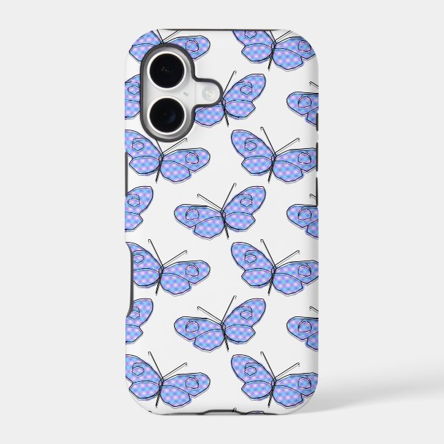 Cosmic Butterfly Pattern Iphone Case (Back)