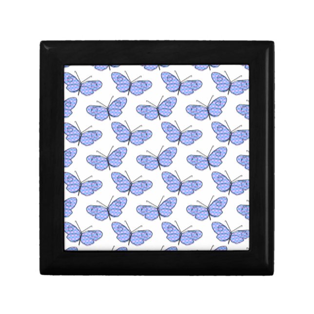 Cosmic Butterfly Pattern Jewelry Box (Front)