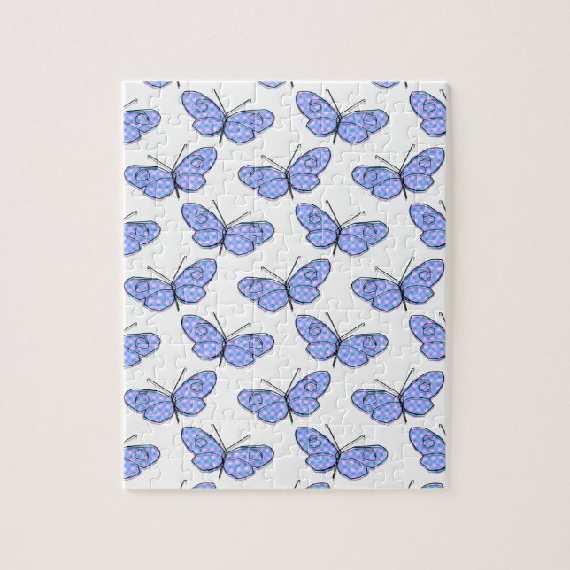Cosmic Butterfly Pattern Jigsaw Puzzle (Vertical)