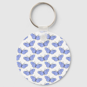 Cosmic Butterfly Pattern Keychain