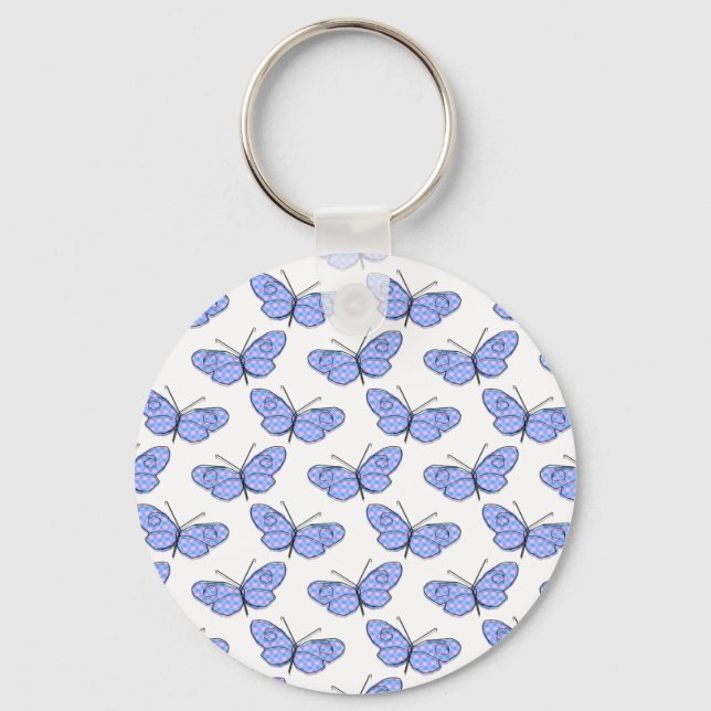 Cosmic Butterfly Pattern Keychain (Front)