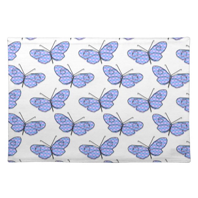 Cosmic Butterfly Pattern Placemat (Front)